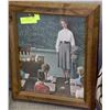 Image 1 : FRAMED NORMAN ROCKWELL "SCHOOL TEACHER" #25