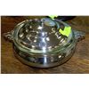 Image 1 : CIRCULAR CHAFING DISH WITH PYREX INSERT