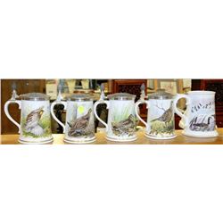 COLLECTION OF 5 LTD ED FRANKLIN PORCELAIN LARGE