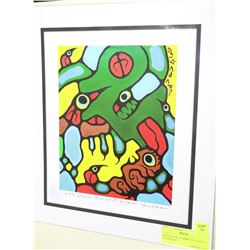 SHAMAN FACES SPIRITS BY NORVAL MORRISEAU