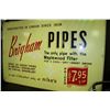 Image 1 : WOODEN SIGN FOR BRIGHAM PIPES FROM MIKE'S