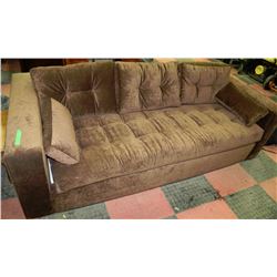 BROWN FABRIC SOFA