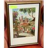 Image 1 : ESTATE FRAMED WATERCOLOUR PICTURE