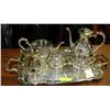 Image 1 : ESTATE SILVER PLATED TEA SERVICE SET