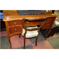 ESTATE WOOD DESK WITH CHAIR