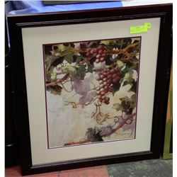 GRAPES OF TUSCANY CUSTOM FRAMED BY BIRKS ART