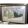 Image 1 : LARGE FRAMED ROBERT BATEMAN PRINT 1987