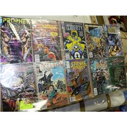DISPLAY W/10 #1 COLLECTIBLE COMICS