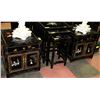 Image 1 : CHINESE HANDPAINTED STYLE END TABLES X2