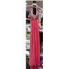 Image 1 : JUMP APPAREL SEQUINED EVENING GOWN CORAL SIZE 5/6