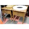 Image 1 : PAIR OF WOOD 2 DRAWER END TABLES
