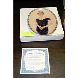 PRINCESS DIANA LIMITED EDITION COLLECTOR PLATE
