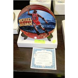 MICHAEL JORDAN LIMITED EDITION COLLECTOR PLATE