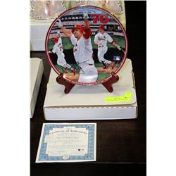 MARK MCGWIRE LIMITED EDITION COLLECTOR PLATE