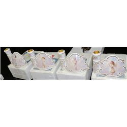 ANGELS LIGHT EDITION CANDLE HOLDERS X4