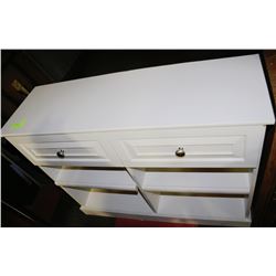 WHITE 2 DRAWER STAND
