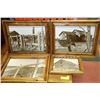 Image 1 : 4-ASSORTED WOOD FRAMED FARM PICTURES