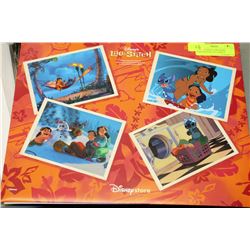 LILO & STITCH LITHOGRAPH PORTFOLIO SET OF 4 PRINTS