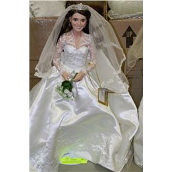 PRINCESS CATHERINE ROYAL ELEGANCE BRIDE DOLL WITH