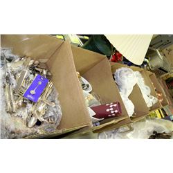 5 BOXES OF ASST ESTATE COLLECTIBLES