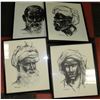 Image 1 : SET OF 4 1967 BLACK & WHITE SIGNED PICTURES