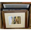 Image 1 : BOX OF PICTURES INCLUDING SIGNED WATERCOLOUR