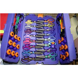 LARGE CASE OF FISKARS SCRAPBOOKING/CRAFT SCISSORS