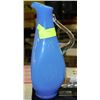 Image 1 : LARGE BLUE ART GLASS WINE PITCHER
