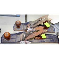 2 HAND PLANERS MADE IN ENGLAND SIZES 16" AND 18"