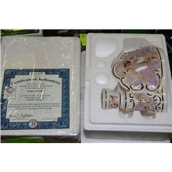 LIMITED EDITION NUMBERED ANGEL CANDLE HOLDER X4