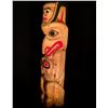 Image 2 : DOUG AND PERRY LAFORTUNE, 2 FIQURE TOTEM POLE 6' HIGH X 17" WIDE