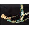 Image 3 : M. CAMERON, HAND PAINTED ANTLER, 16'' L