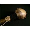 Image 2 : WOOD AND HIDE HAND MADE RATTLE, 19'' L