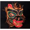 Image 2 : ANDY WESLEY, HAND CARVED BEAR MASK "TSU-ECH", 18'' H X 14'' L X 16'' W