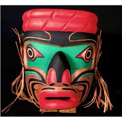 HENRY H. HUNT 'CHIEF MASK' FORT ST. RUPERT 11'' H X 9'' W X 6'' L