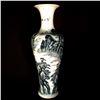 Image 2 : KANGXI STYLE HANDPAINTED POLYCHROME VASE, 46'' H