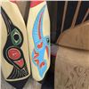 Image 2 : LAURENCE ANDREW, 53'' HAND PAINTED PADDLE, "HUMMINGBIRD"