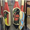 Image 2 : LAURENCE ANDREW, HAND PAINTED PADDLE, "RAVEN"