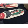 Image 2 : LAURENCE ANDREW, HAND PAINTED PADDLE, "SALMON"