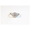 Image 3 : 14K GOLD DIAMOND (1.54CT) RING W/ 98 DIAMONDS CENTRE DIAMOND (1.23CT) & 98 SINGLE CUT DIAMONDS