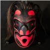 Image 1 : GEORGE PRICE ' WILD WOMAN' MASK, SEABIRD ISLAND, B.C. 16'' H X 9'' W X 9'' L