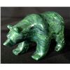 Image 2 : 4 HAND CARVED JADE SCULPTURES DEPICTING A GRIZZLY BEAR, 2 POLAR BEARS AND A POLAR BEAR CUB, EACH