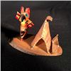 Image 2 : NATIVE FISHING WEIGHT, AND WOODEN TIPI AND TOTEM POLE TRINKET