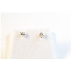 14K GOLD DIAMOND (0.44CT) EARRINGS APPRAISED AT $1,397.00