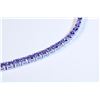 Image 2 : STERLING SILVER TANZANITE NECKLACE APPRAISED AT $2,801.00