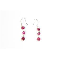 14K GOLD RUBY (7.0CT) EARRINGS APPRAISED AT $1,850.00