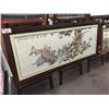 Image 1 : FRAMED CHINESE PHEASANT PAINTING ON PORCELAIN, 77'' X 32''