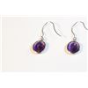 Image 2 : 14K GOLD AMETHYST EARRINGS APPRAISED AT $595.00