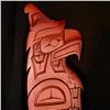 Image 2 : EDDIE APODACA SQUAMISH NATION CARVED THUNDERBIRD PANEL, 34" TALL, 10" WIDE