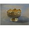 Image 1 : An Edwardian embossed silver pedestal punch bowl raised on a circular base, Birmingham 1902 79 oz...